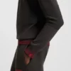 HUGO x RB contrast-stripe sweater with zip neck