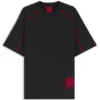 HUGO x RB cotton-blend T-shirt with contrast piping HUGO x RB cotton-blend T-shirt with contrast piping