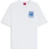 HUGO x RB cotton T-shirt with bull-graphic logo HUGO x RB cotton T-shirt with bull-graphic logo