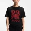 HUGO x RB cotton T-shirt with bull motif HUGO x RB cotton T-shirt with bull motif