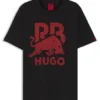 HUGO x RB cotton T-shirt with bull motif HUGO x RB cotton T-shirt with bull motif