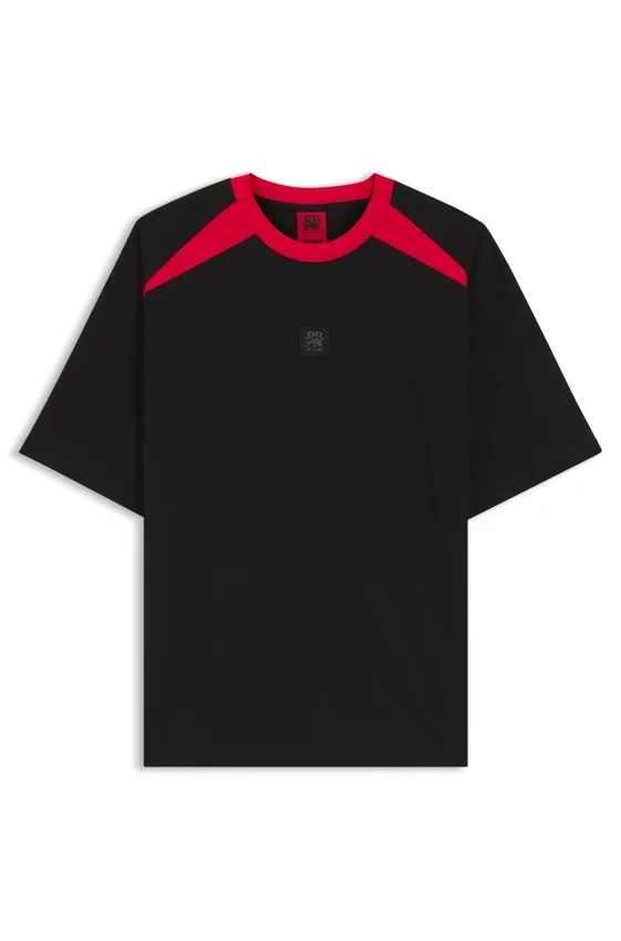 HUGO x RB cotton T-shirt with bull motif HUGO x RB cotton T-shirt with bull motif