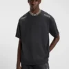 HUGO x RB cotton T-shirt with logos and tipping HUGO x RB cotton T-shirt with logos and tipping