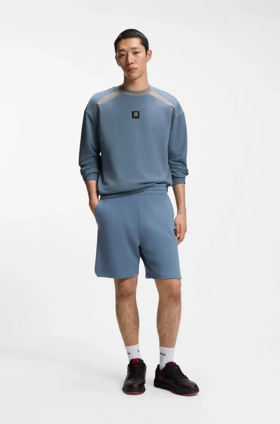 HUGO x RB cotton-terry sweatshirt with bull motif HUGO x RB cotton-terry sweatshirt with bull motif