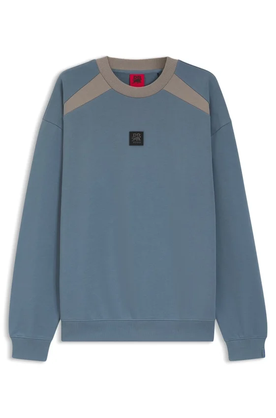 HUGO x RB cotton-terry sweatshirt with bull motif HUGO x RB cotton-terry sweatshirt with bull motif