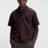 HUGO x RB oversized-fit shirt with printed pattern