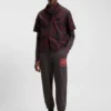 HUGO x RB oversized-fit shirt with printed pattern