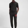 HUGO x RB polo shirt with bull-graphic logo patch