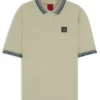 HUGO x RB polo shirt with bull-graphic logo patch