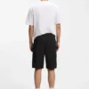 HUGO x RB stretch-cotton shorts with bull motif