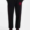 HUGO x RB stretch-cotton sweatpants with bull motif