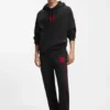 HUGO x RB stretch-cotton sweatpants with bull motif