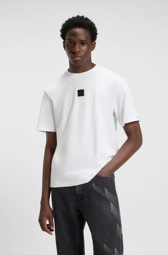 HUGO x RB T-shirt with bull-graphic logo patch HUGO x RB T-shirt with bull-graphic logo patch