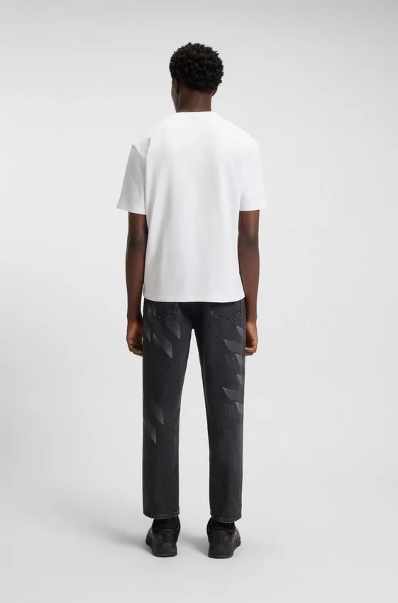 HUGO x RB T-shirt with bull-graphic logo patch HUGO x RB T-shirt with bull-graphic logo patch