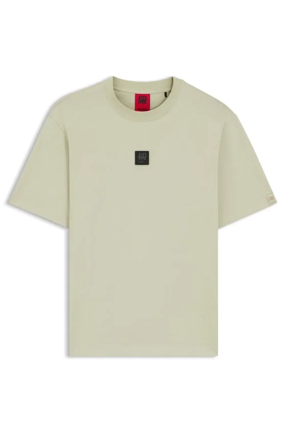 HUGO x RB T-shirt with bull-graphic logo patch HUGO x RB T-shirt with bull-graphic logo patch