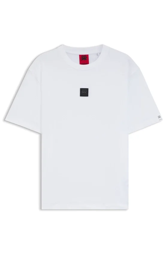 HUGO x RB T-shirt with bull-graphic logo patch HUGO x RB T-shirt with bull-graphic logo patch