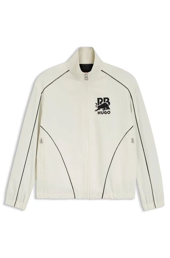 HUGO x RB zipper-up jacket with bull motif HUGO x RB zipper-up jacket with bull motif