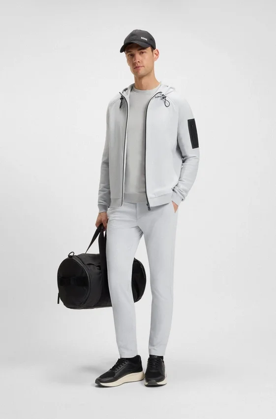 Hybrid jacket with comfort-stretch knit Hybrid jacket with comfort-stretch knit