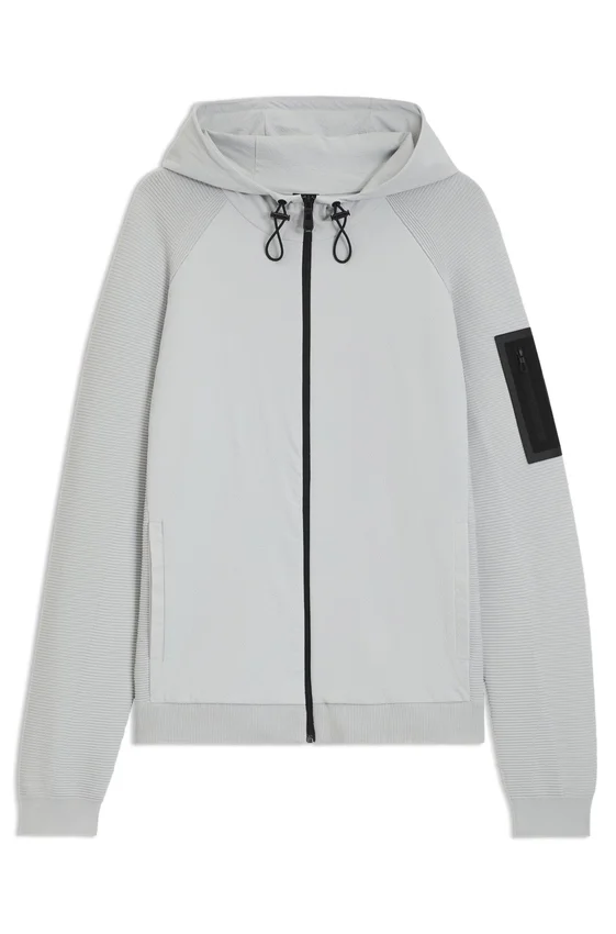 Hybrid jacket with comfort-stretch knit Hybrid jacket with comfort-stretch knit