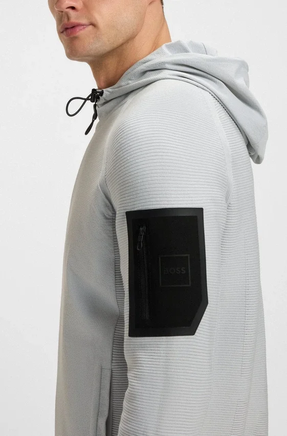 Hybrid jacket with comfort-stretch knit Hybrid jacket with comfort-stretch knit