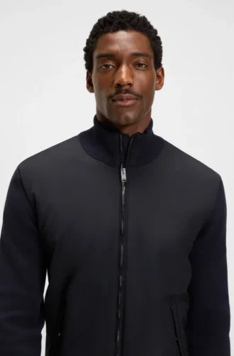 Hybrid jacket with Double B monogram