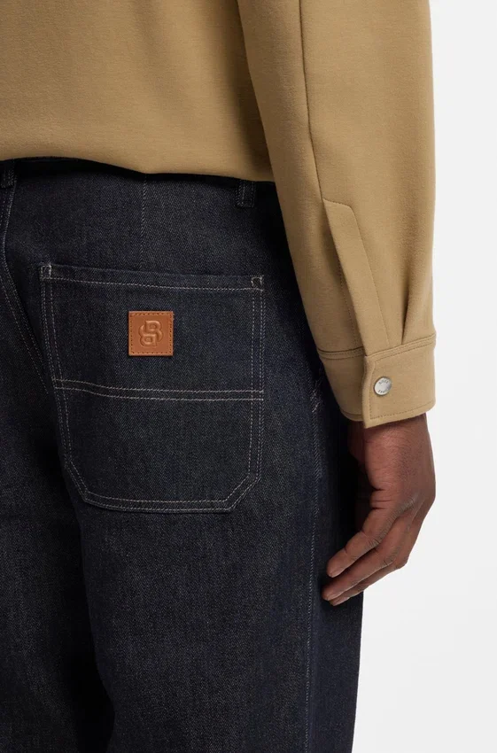 Indigo regular-fit jeans in stretch denim Indigo regular-fit jeans in stretch denim