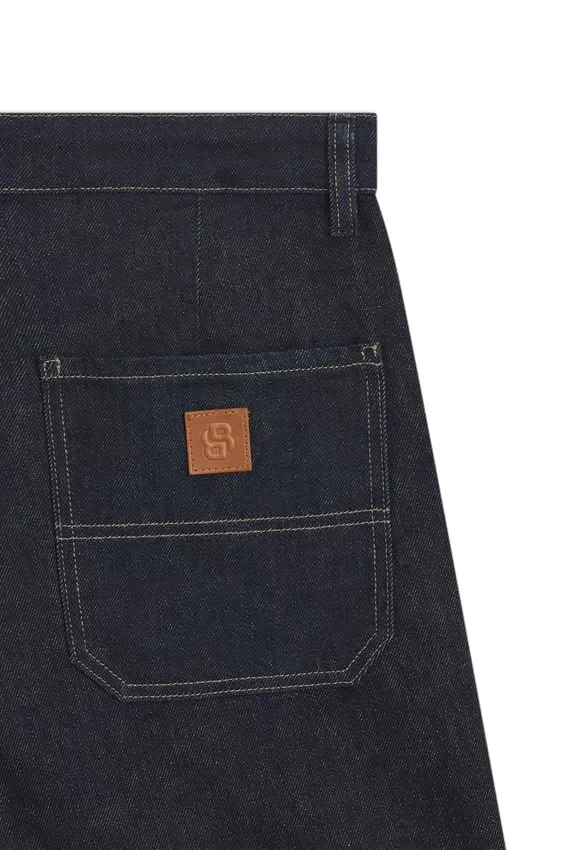 Indigo regular-fit jeans in stretch denim Indigo regular-fit jeans in stretch denim