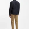 Indigo regular-fit shirt in stretch denim Indigo regular-fit shirt in stretch denim