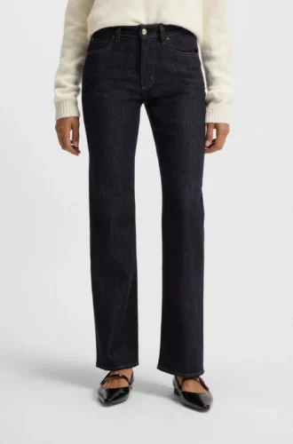 Indigo slim-fit jeans in stretch denim