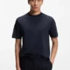 Inner-monogram T-shirt in a cotton blend