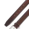 Italian-leather belt with contrast stitching Italian-leather belt with contrast stitching
