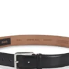 Italian-leather belt with contrast stitching Italian-leather belt with contrast stitching