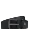 Italian-leather belt with Double B monogram