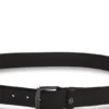 Italian-leather belt with Double B monogram