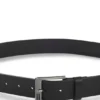 Italian leather belt with logo buckle Italian leather belt with logo buckle