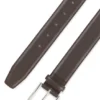 Italian leather belt with logo-engraved pin buckle Italian leather belt with logo-engraved pin buckle