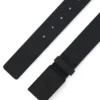 Italian leather belt with logo plaque buckle Italian leather belt with logo plaque buckle