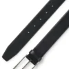 Italian-leather belt with printed texture
