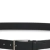 Italian-leather belt with printed texture