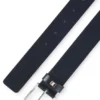 Italian-leather belt with signature-stripe keeper Italian-leather belt with signature-stripe keeper