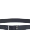 Italian-leather belt with signature-stripe keeper Italian-leather belt with signature-stripe keeper