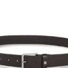 Italian-leather belt with signature-stripe keeper Italian-leather belt with signature-stripe keeper