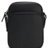 Italian-leather reporter bag with Double B monogram