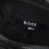 Italian-leather reporter bag with Double B monogram