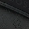 Italian-leather reporter bag with Double B monogram