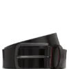 Italian-made belt in brush-off leather Italian-made belt in brush-off leather