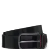 Italian-made belt in brush-off leather Italian-made belt in brush-off leather