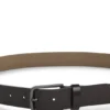 Italian-made belt in brush-off leather Italian-made belt in brush-off leather
