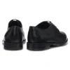 Italian-made Derby shoes in leather with cap toe