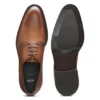 Italian-made leather Derby shoes